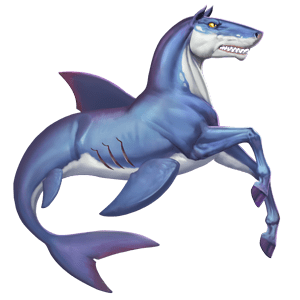 božský kůň blue hungry horse